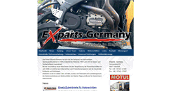 Desktop Screenshot of exparts-germany.de