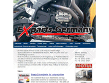 Tablet Screenshot of exparts-germany.de